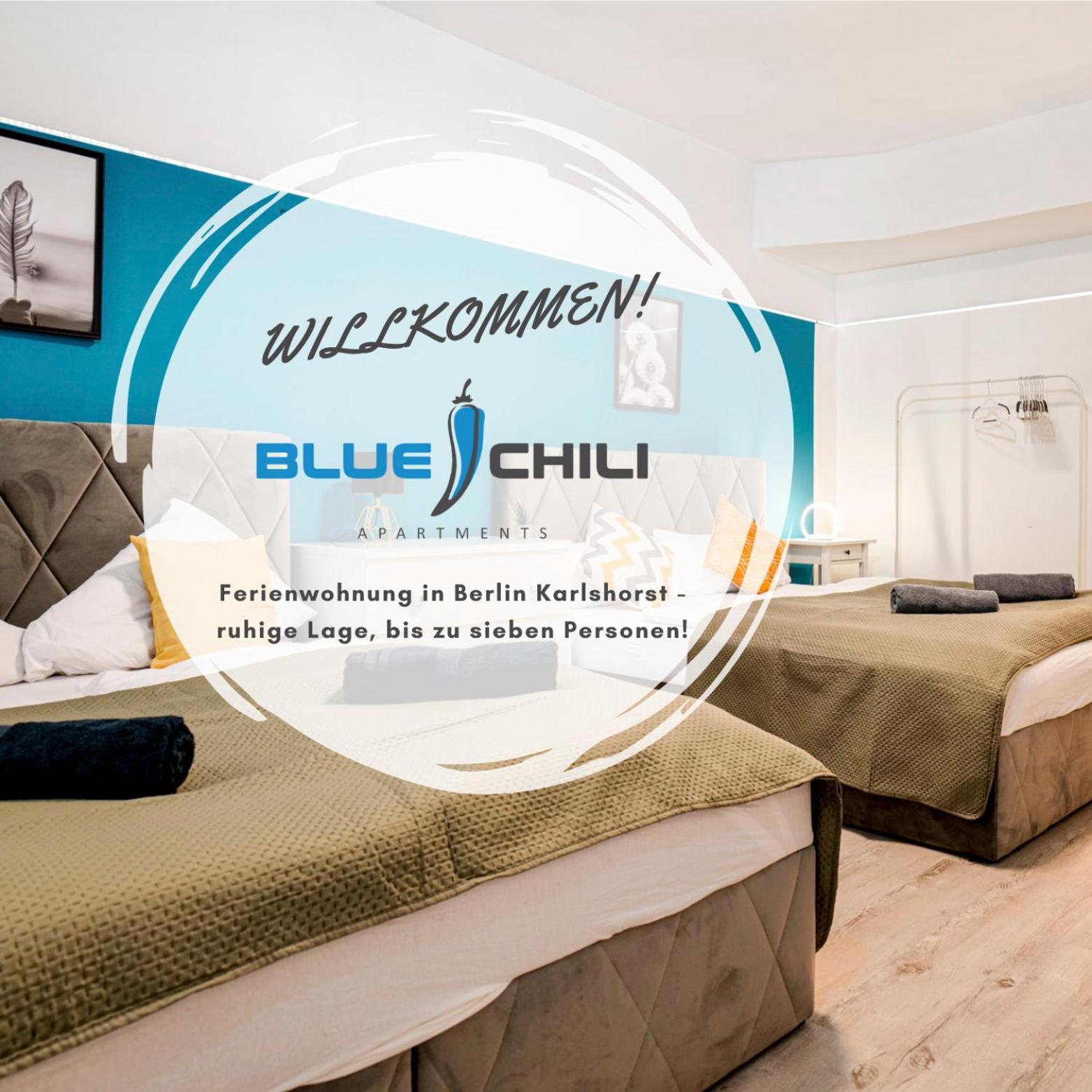 Blue Chili 31 - Stadtwohnung Fuer 7 - Modern Zentral Karlshorst Wlan Berlin Extérieur photo